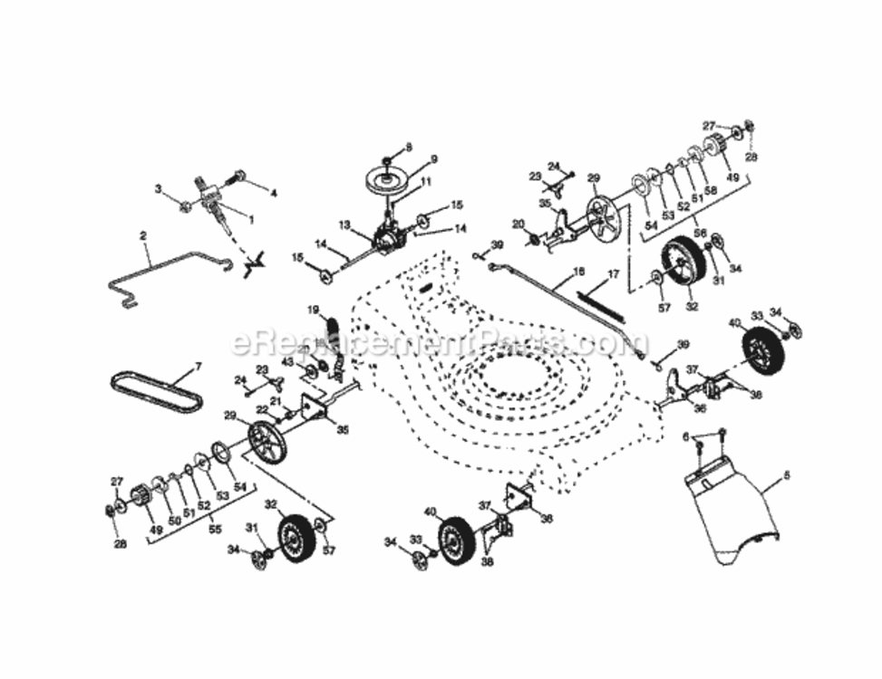 Page B Diagram and Parts List for 917377780  Craftsman Lawn Tractor