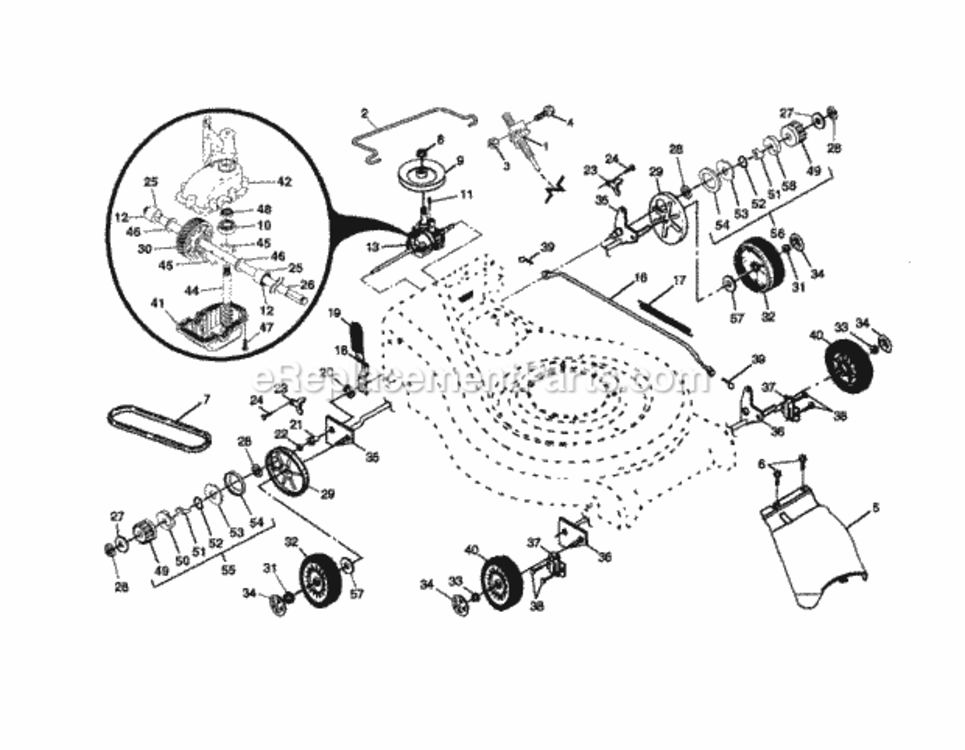 Page B Diagram and Parts List for 917377782  Craftsman Lawn Tractor