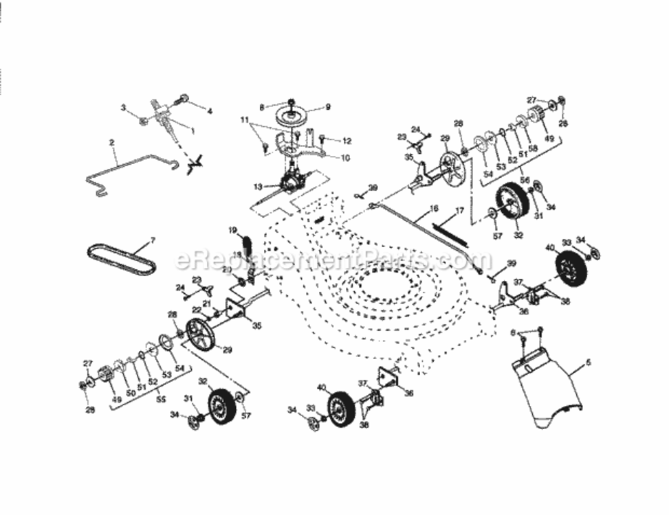 Page B Diagram and Parts List for 917377784  Craftsman Lawn Tractor