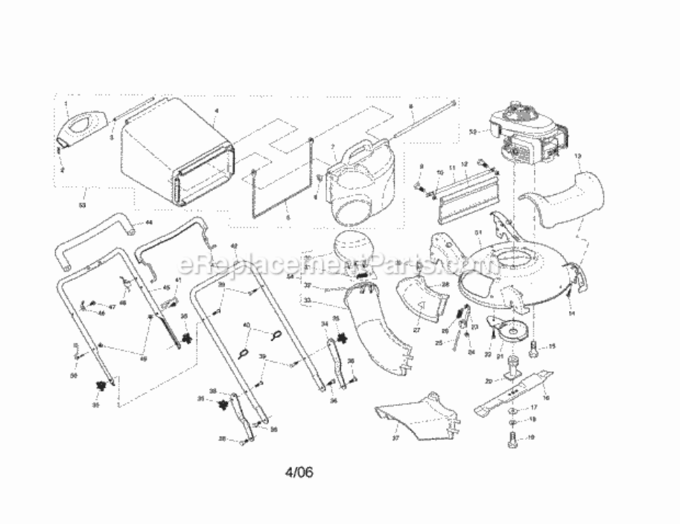 Page A Diagram and Parts List for 917377841  Craftsman Lawn Tractor