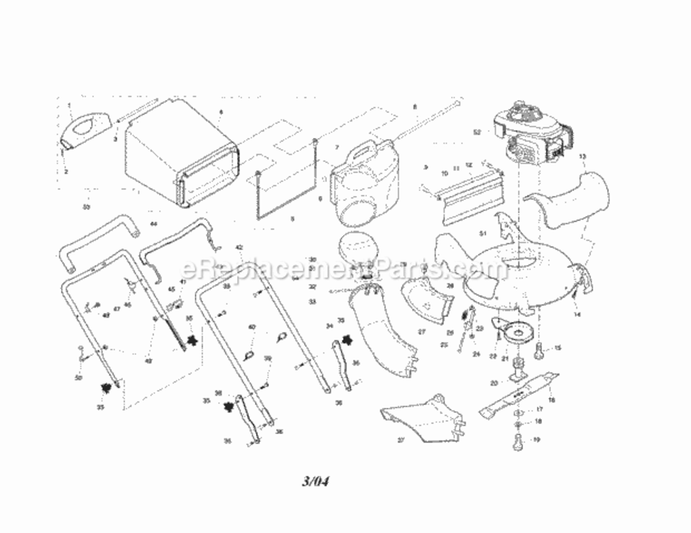 Page A Diagram and Parts List for 917377843  Craftsman Lawn Tractor