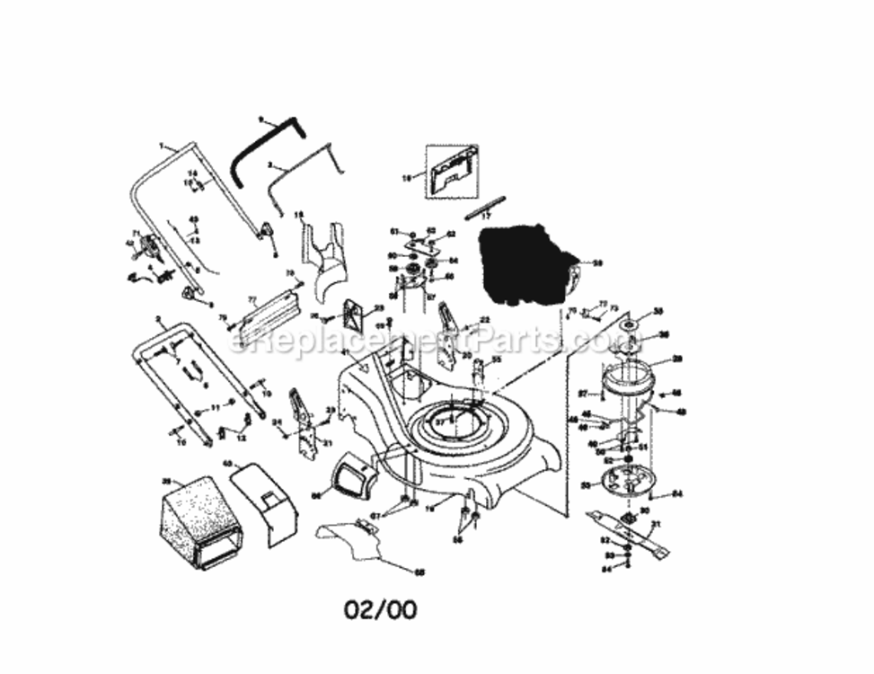 Page A Diagram and Parts List for 917377880  Craftsman Lawn Tractor