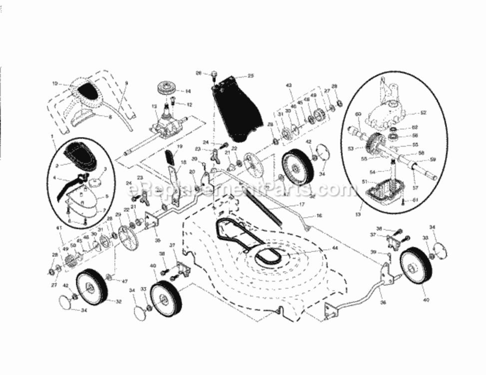 Page B Diagram and Parts List for 917377891  Craftsman Lawn Tractor