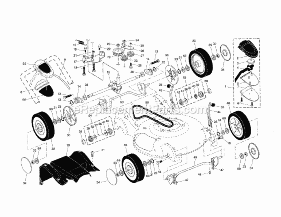 Page B Diagram and Parts List for 917377940  Craftsman Lawn Tractor