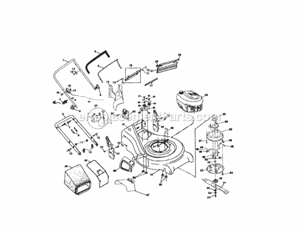 Page B Diagram and Parts List for 917377972  Craftsman Lawn Tractor