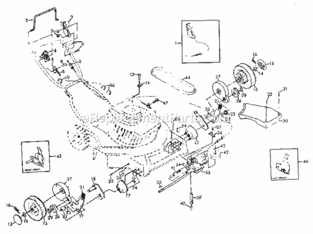 Page B Diagram and Parts List for 917378131  Craftsman Lawn Tractor