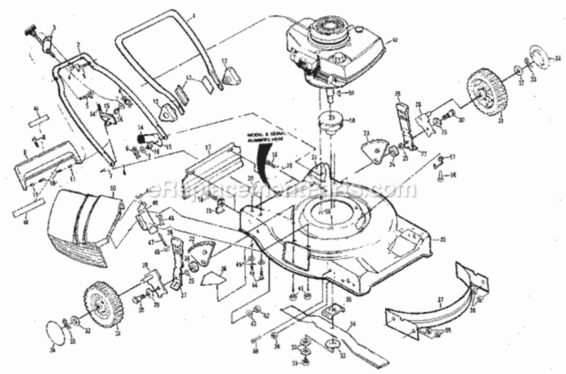Page A Diagram and Parts List for 917378200  Craftsman Lawn Tractor