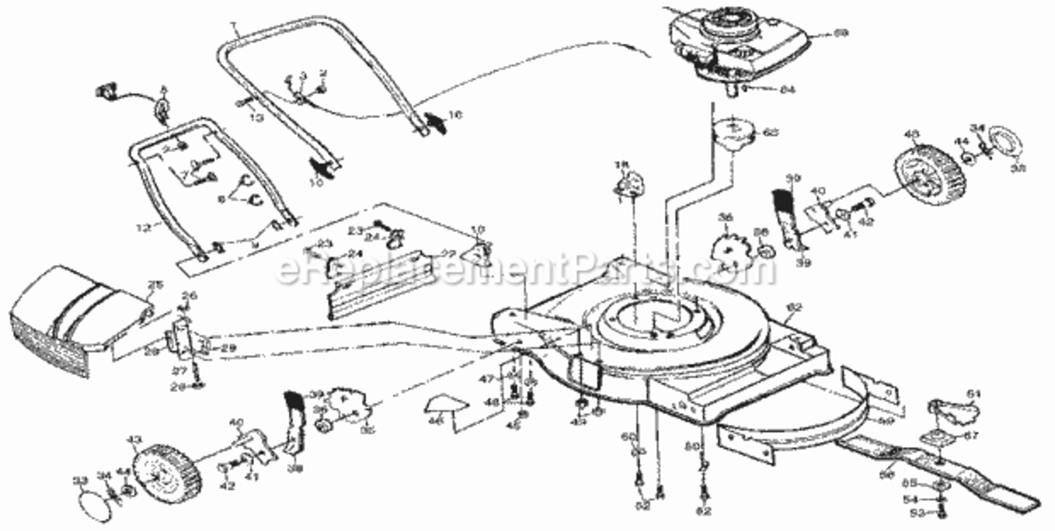 Page A Diagram and Parts List for 917378271  Craftsman Lawn Tractor