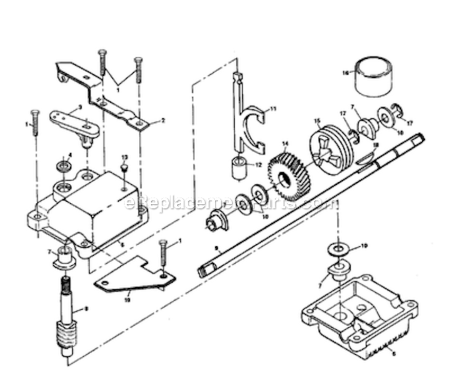 Page C Diagram and Parts List for 917378420  Craftsman Lawn Mower