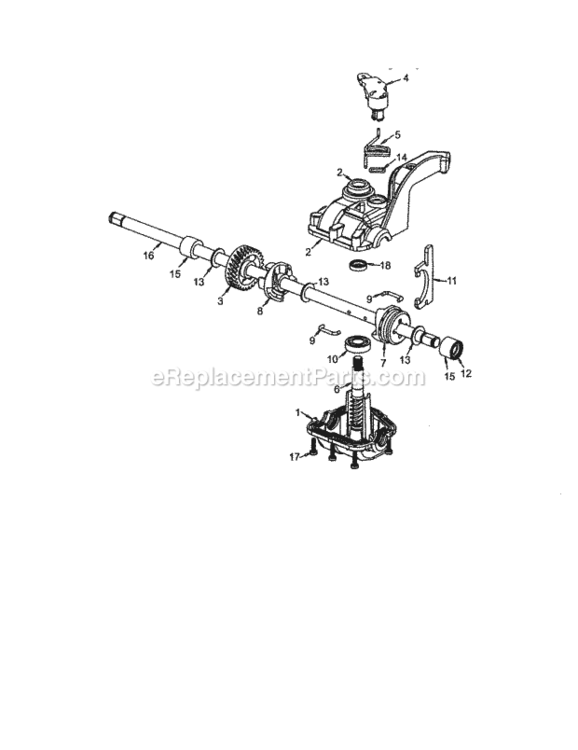 Page C Diagram and Parts List for 917378452  Craftsman Lawn Tractor