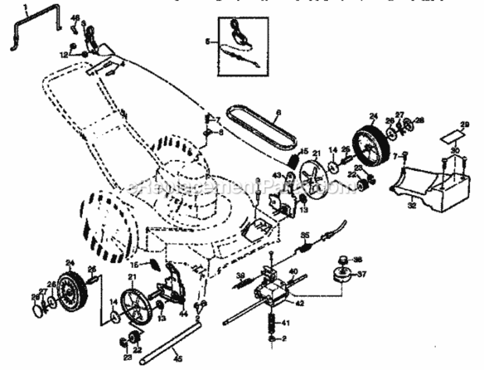 Page B Diagram and Parts List for 917378570  Craftsman Lawn Mower