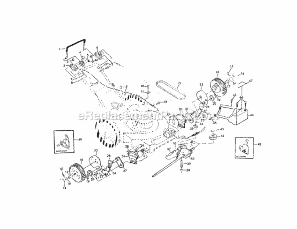 Page B Diagram and Parts List for 917378691  Craftsman Lawn Mower