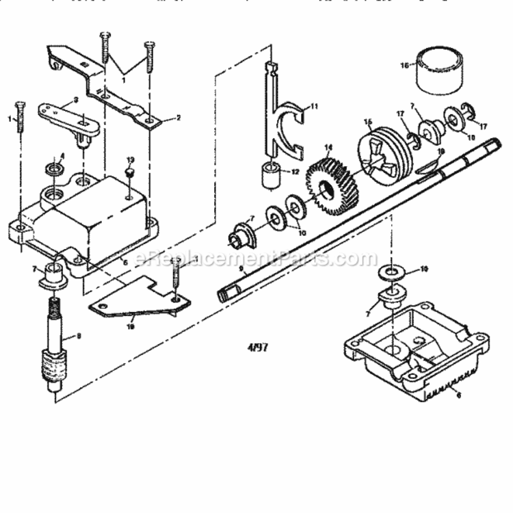 Page A Diagram and Parts List for 917379210  Craftsman Lawn Mower
