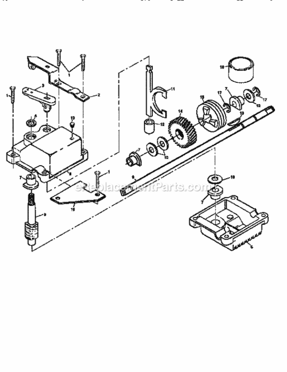 Page C Diagram and Parts List for 917379271  Craftsman Lawn Mower