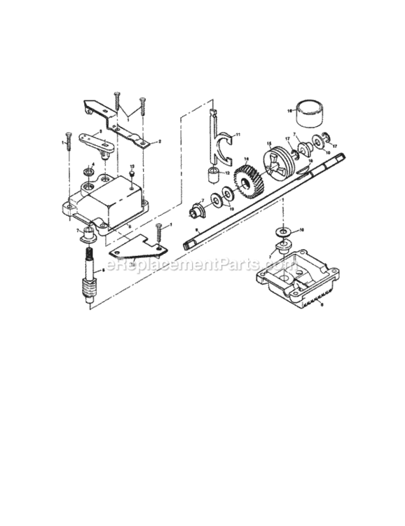 Page B Diagram and Parts List for 917379400  Craftsman Lawn Mower