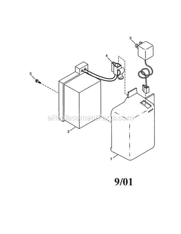Page A Diagram and Parts List for 917379401  Craftsman Lawn Mower