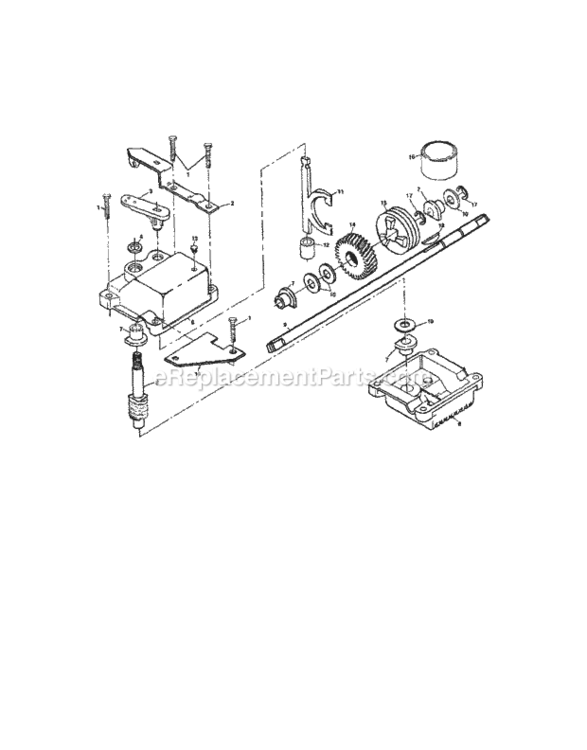 Page C Diagram and Parts List for 917379750  Craftsman Lawn Mower