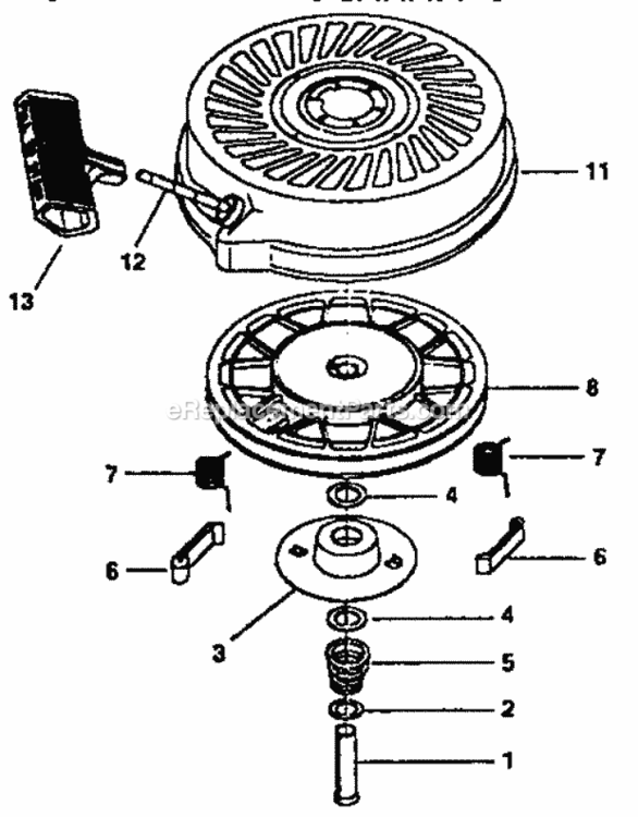 Page C Diagram and Parts List for 917380542  Craftsman Lawn Mower