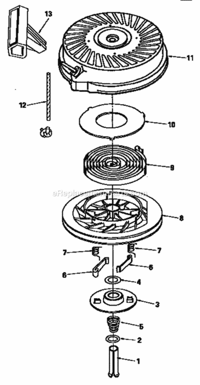 Page C Diagram and Parts List for 917382840  Craftsman Lawn Mower