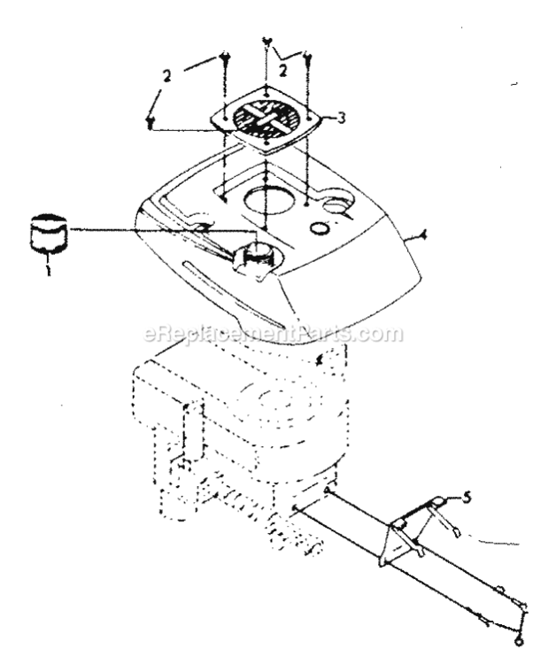 Page B Diagram and Parts List for 917383410  Craftsman Lawn Mower