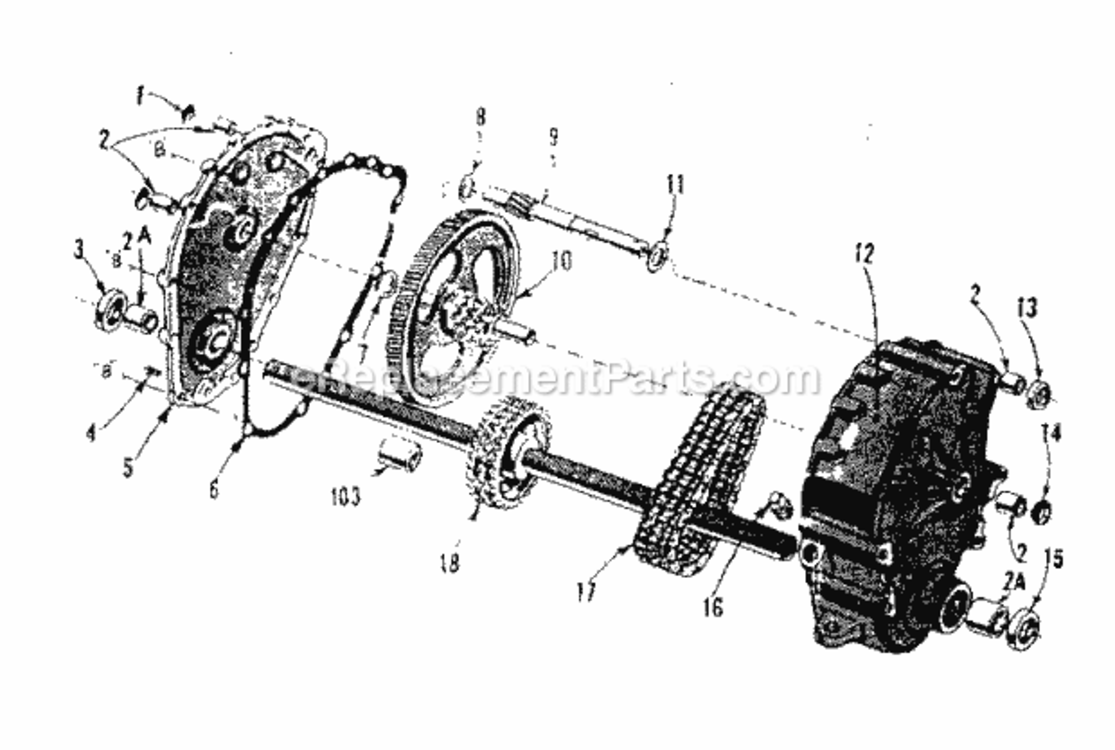 Page B Diagram and Parts List for 917575138  Craftsman Lawn Tractor