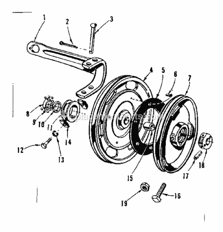 Page B Diagram and Parts List for 917575143  Craftsman Lawn Tractor