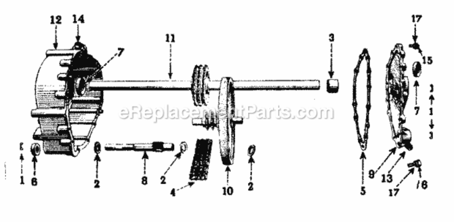 Page C Diagram and Parts List for 91757560  Craftsman Lawn Tractor