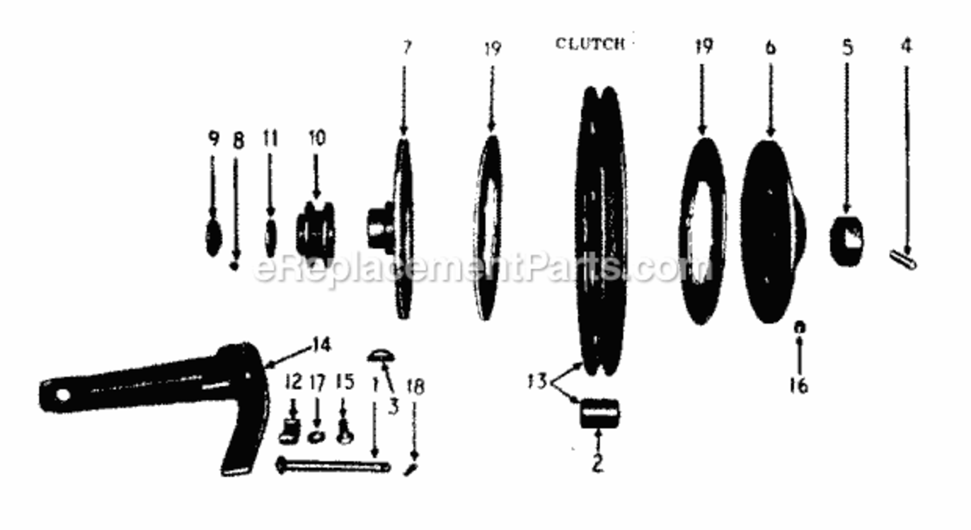 Page D Diagram and Parts List for 91757560  Craftsman Lawn Tractor