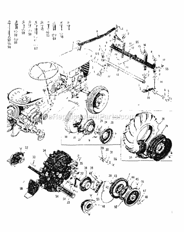 Page A Diagram and Parts List for 91760618  Craftsman Lawn Tractor