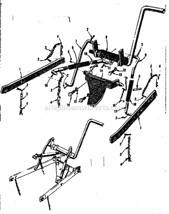 Page C Diagram and Parts List for 91760628  Craftsman Lawn Tractor