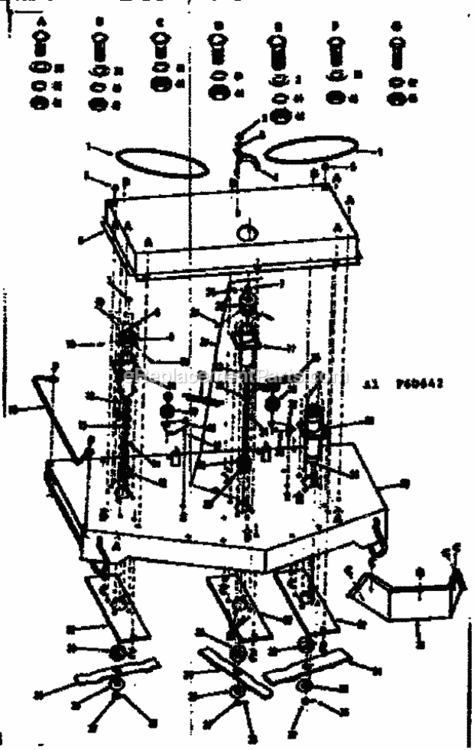 Page A Diagram and Parts List for 91760642  Craftsman Lawn Mower