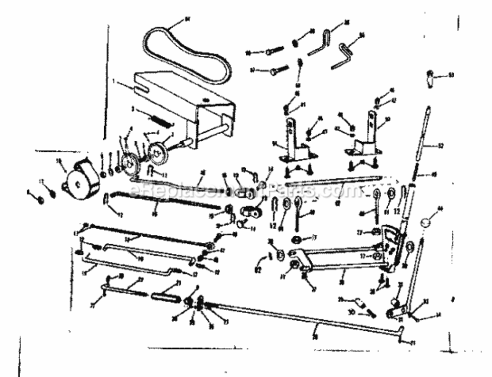 Page B Diagram and Parts List for 91760651  Craftsman Lawn Mower