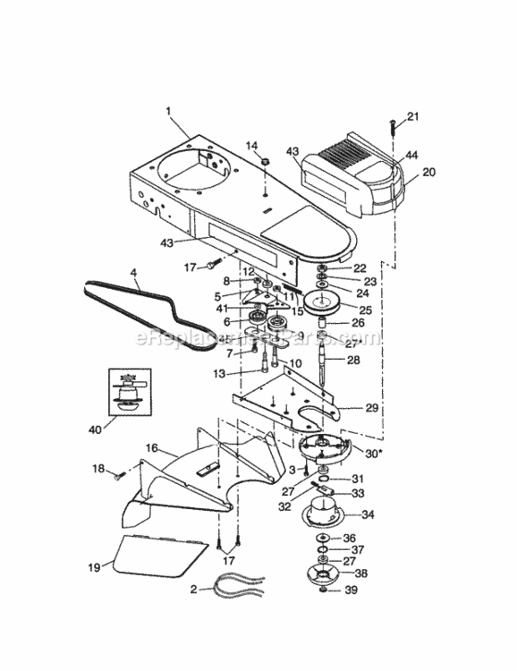 Page B Diagram and Parts List for 917773421  Craftsman Trimmer