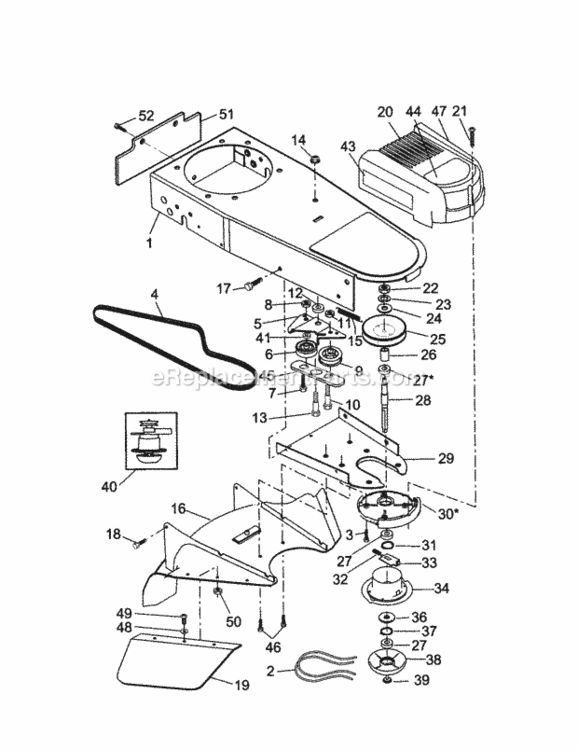 Page B Diagram and Parts List for 917773423  Craftsman Trimmer