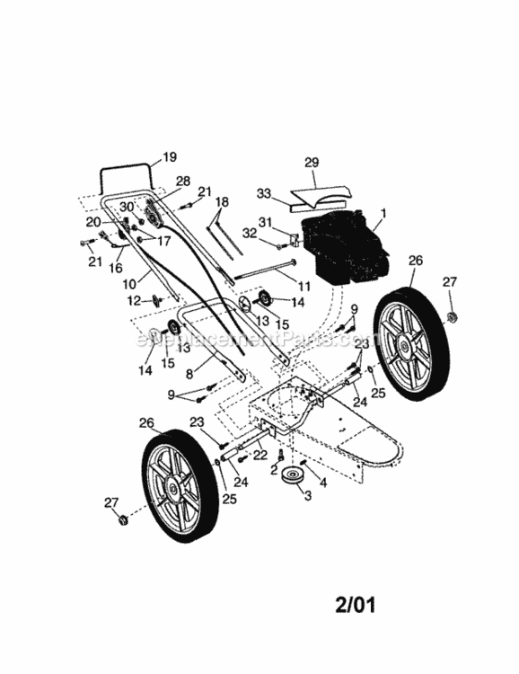 Page A Diagram and Parts List for 917773700  Craftsman Trimmer