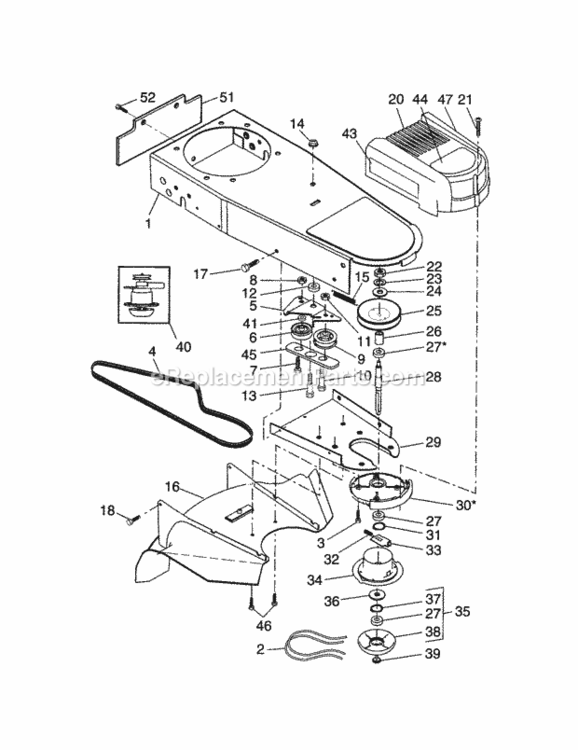 Page B Diagram and Parts List for 917773703  Craftsman Trimmer