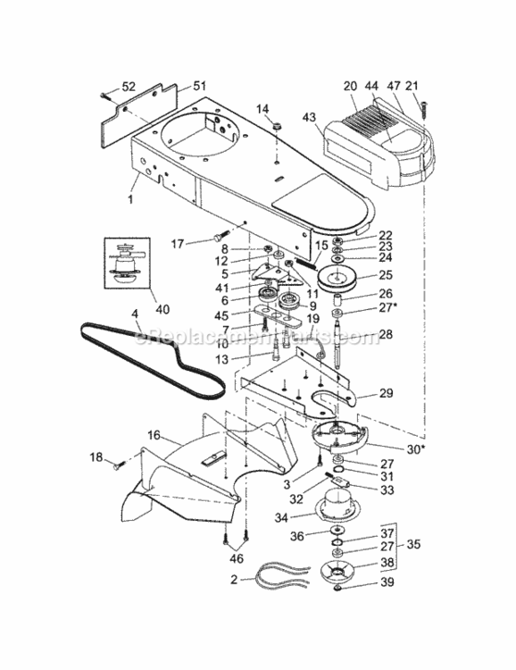 Page B Diagram and Parts List for 917773730  Craftsman Trimmer