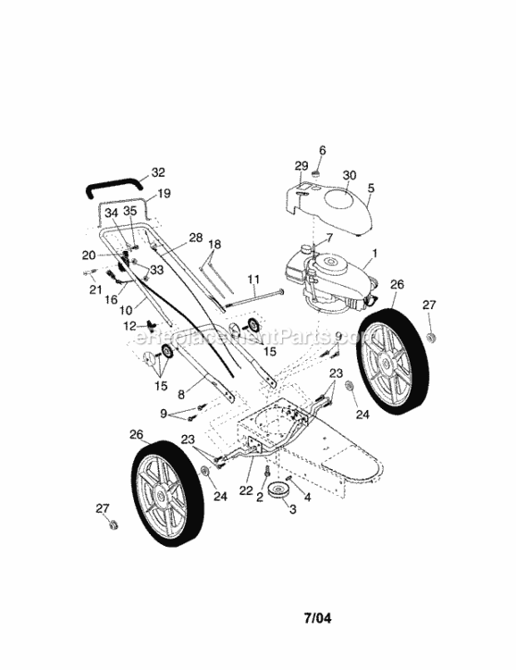 Page A Diagram and Parts List for 917773751  Craftsman Trimmer