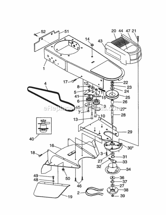 Page B Diagram and Parts List for 917773751  Craftsman Trimmer