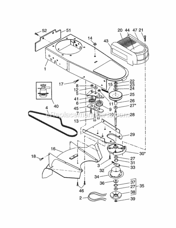 Page B Diagram and Parts List for 917773753  Craftsman Trimmer