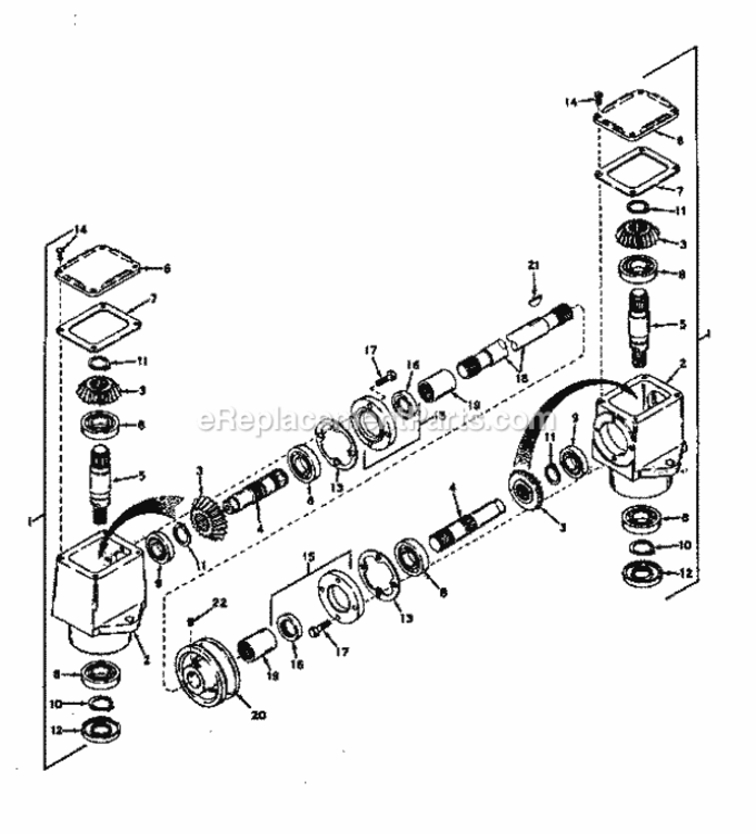 Page B Diagram and Parts List for 91781320  Craftsman Lawn Mower