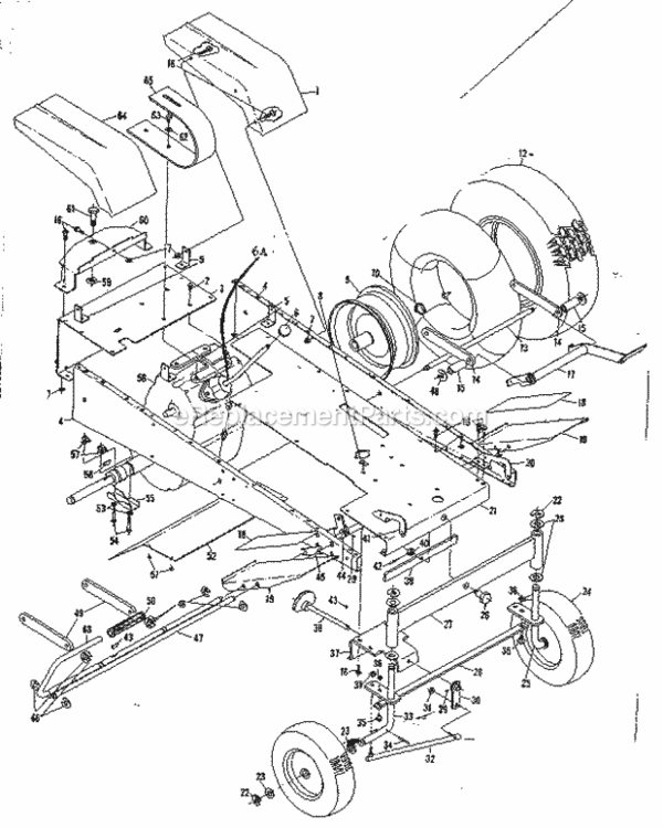 Page A Diagram and Parts List for 9178320  Craftsman Lawn Tractor