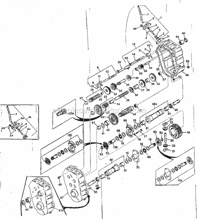 Page D Diagram and Parts List for 9178320  Craftsman Lawn Tractor