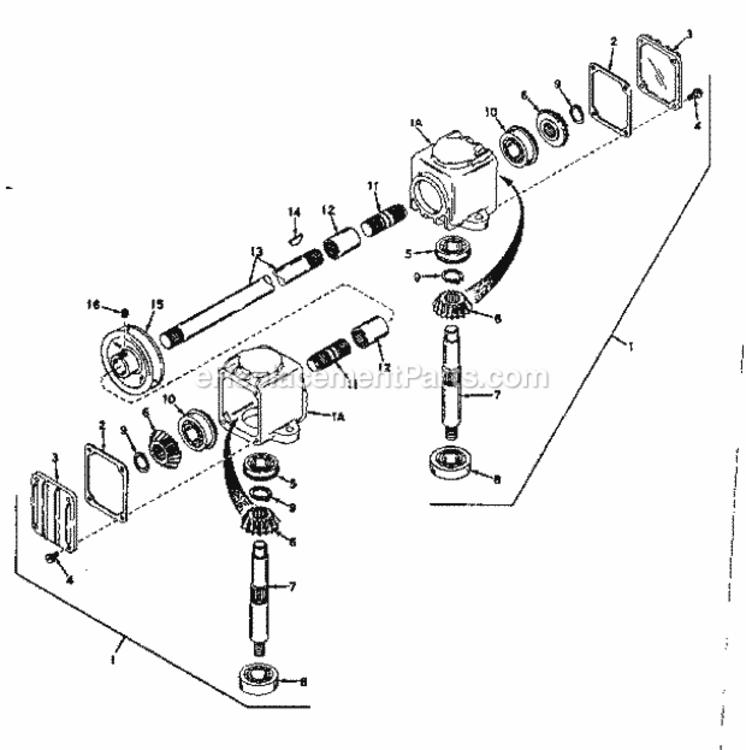 Page C Diagram and Parts List for 9178321  Craftsman Lawn Tractor