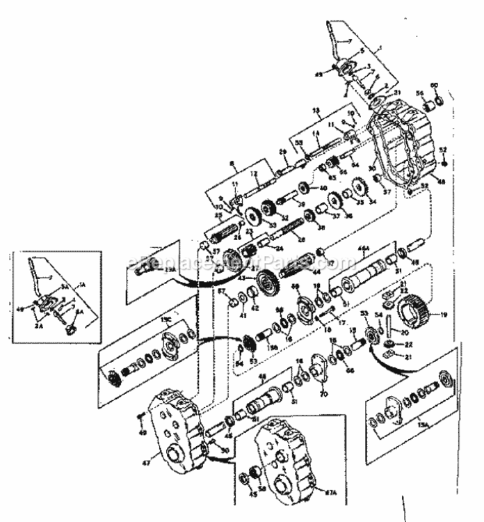 Page D Diagram and Parts List for 9178322  Craftsman Lawn Tractor