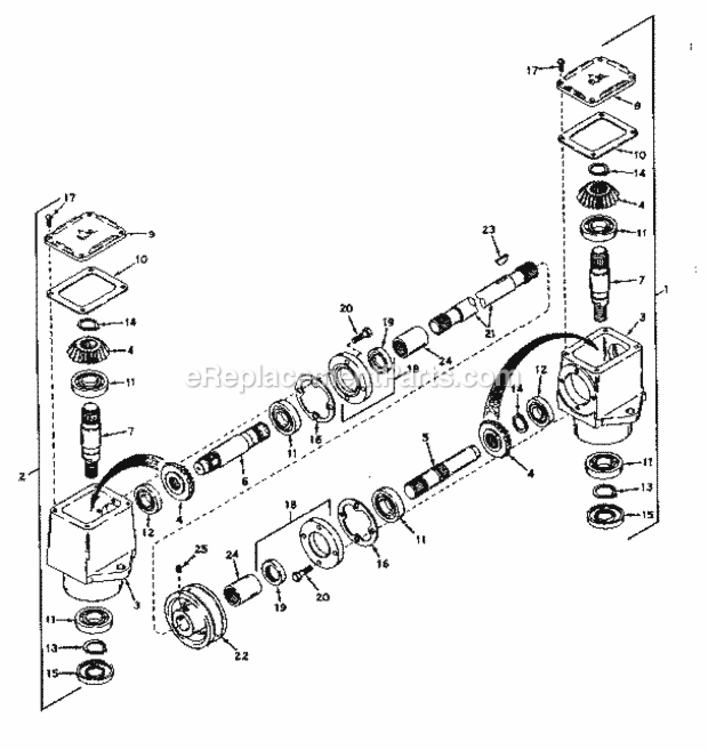Page E Diagram and Parts List for 9178322  Craftsman Lawn Tractor