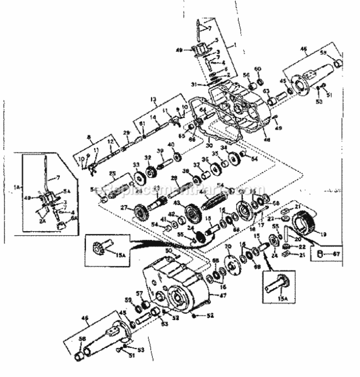 Page E Diagram and Parts List for 9178361  Craftsman Lawn Tractor