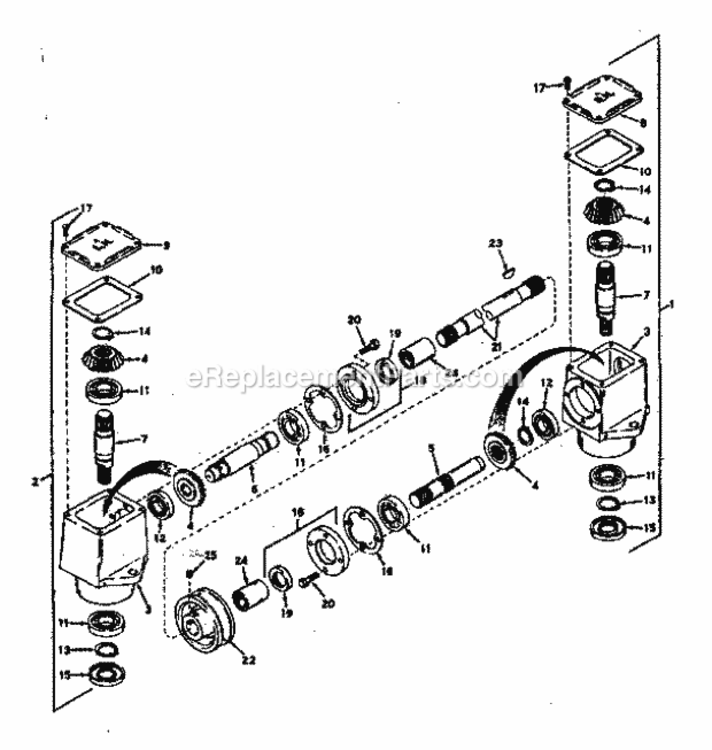 Page E Diagram and Parts List for 9178370  Craftsman Lawn Mower