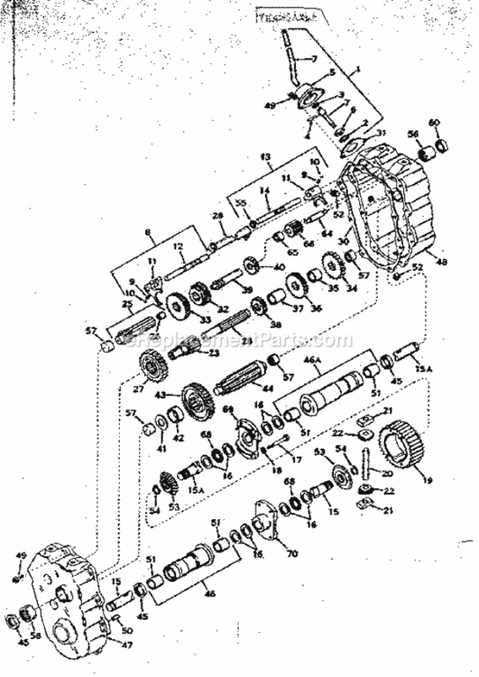 Page C Diagram and Parts List for 9178400  Craftsman Lawn Tractor