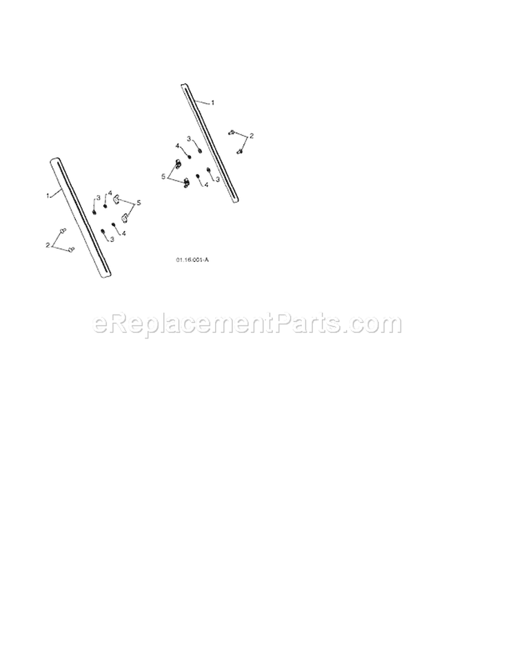 Drift Cutter Bar Diagram and Parts List for 917881063  Craftsman Snow Blower